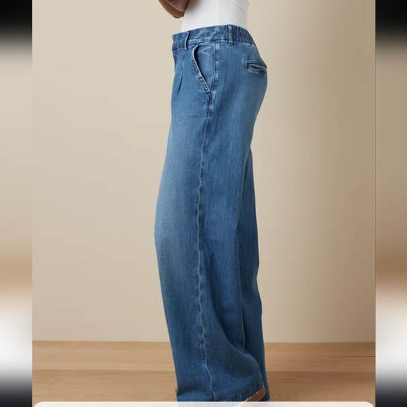 American Eagle AE Stretch Super High-Waisted Wide-Leg Trouser Jean 16R - Picture 8 of 8